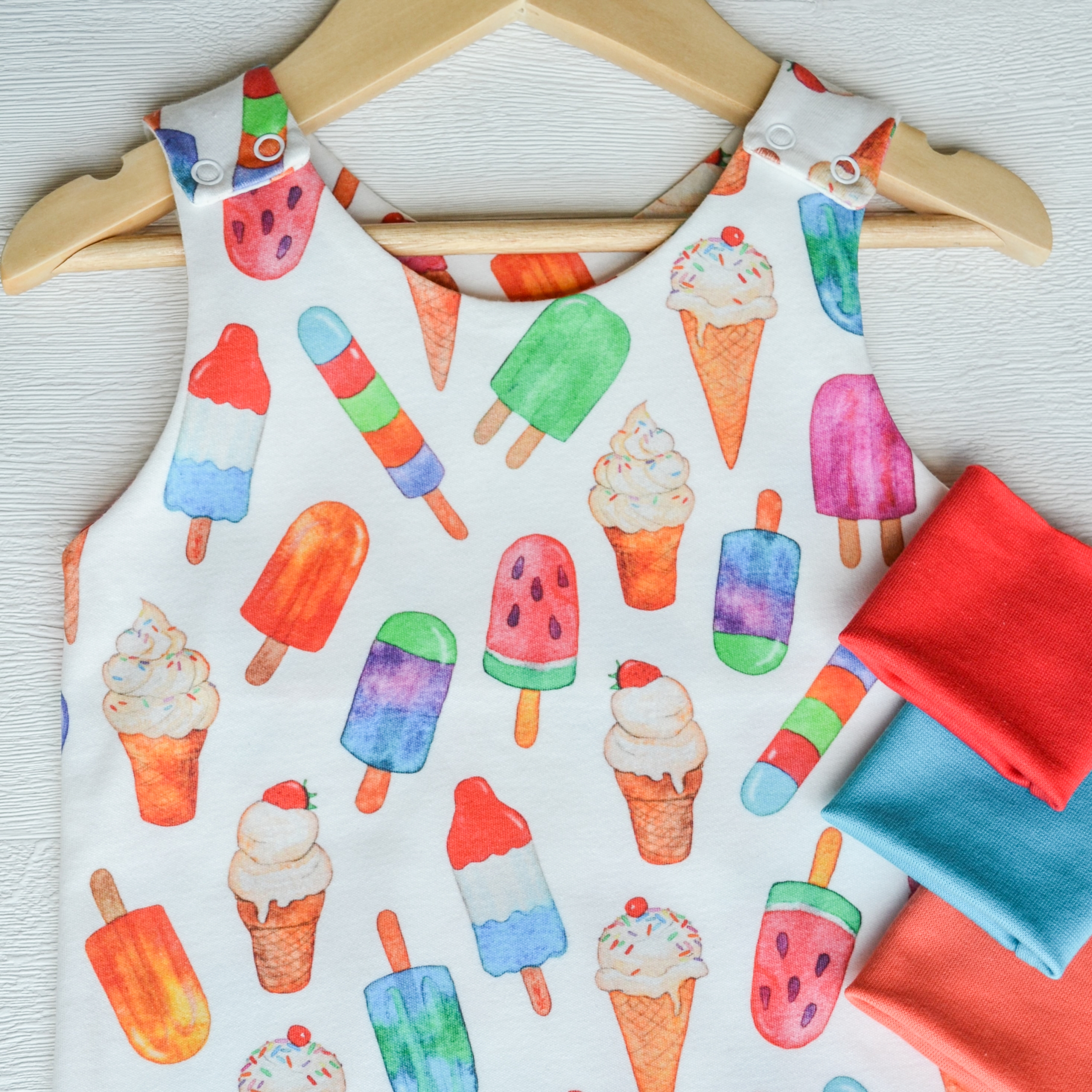 ice cream romper baby